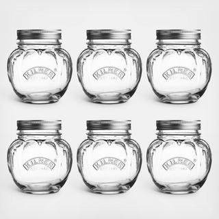 Canning Tomato Fruit Jar, Set of 6
