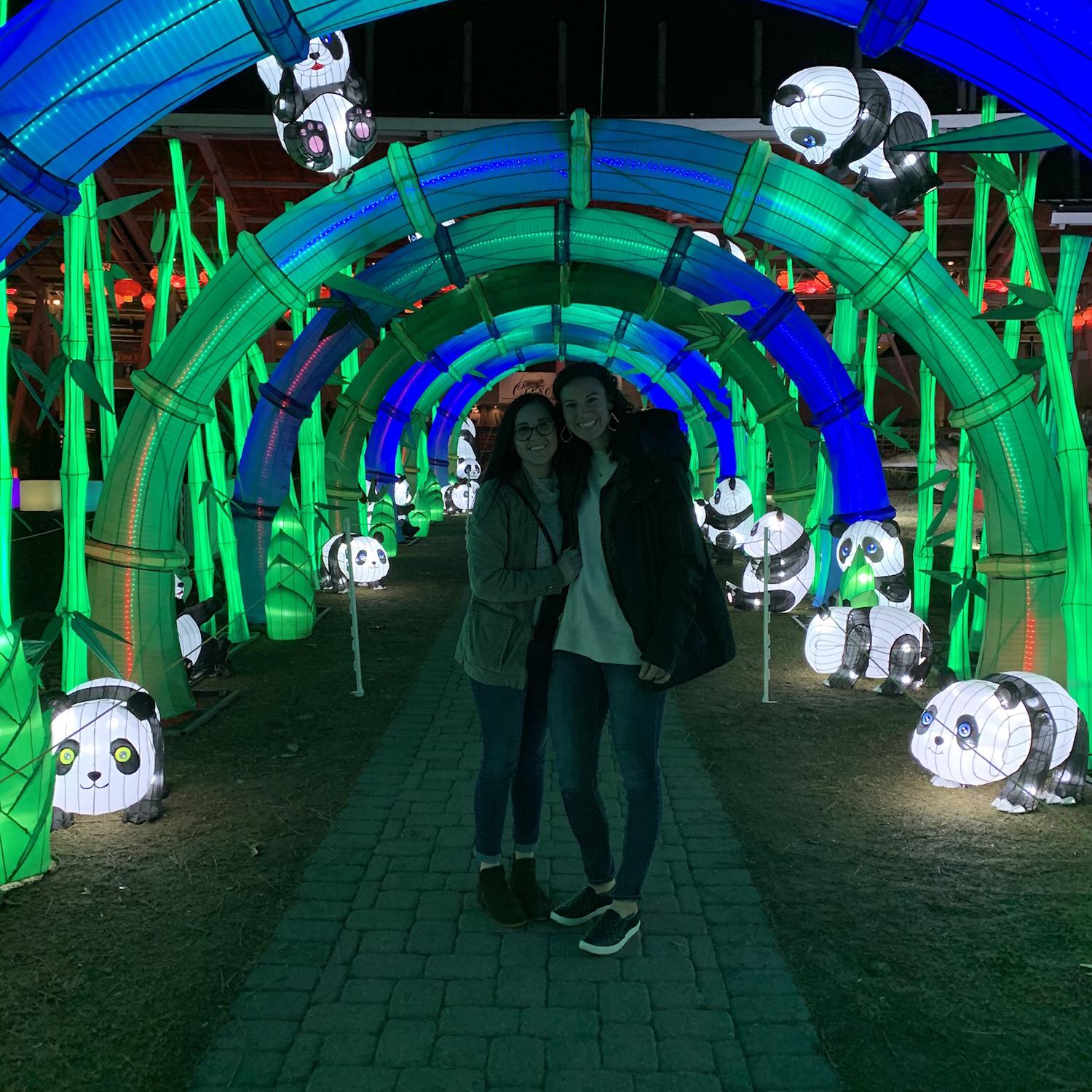 Our first photo together at the Chinese Lantern Festival- November 2019.