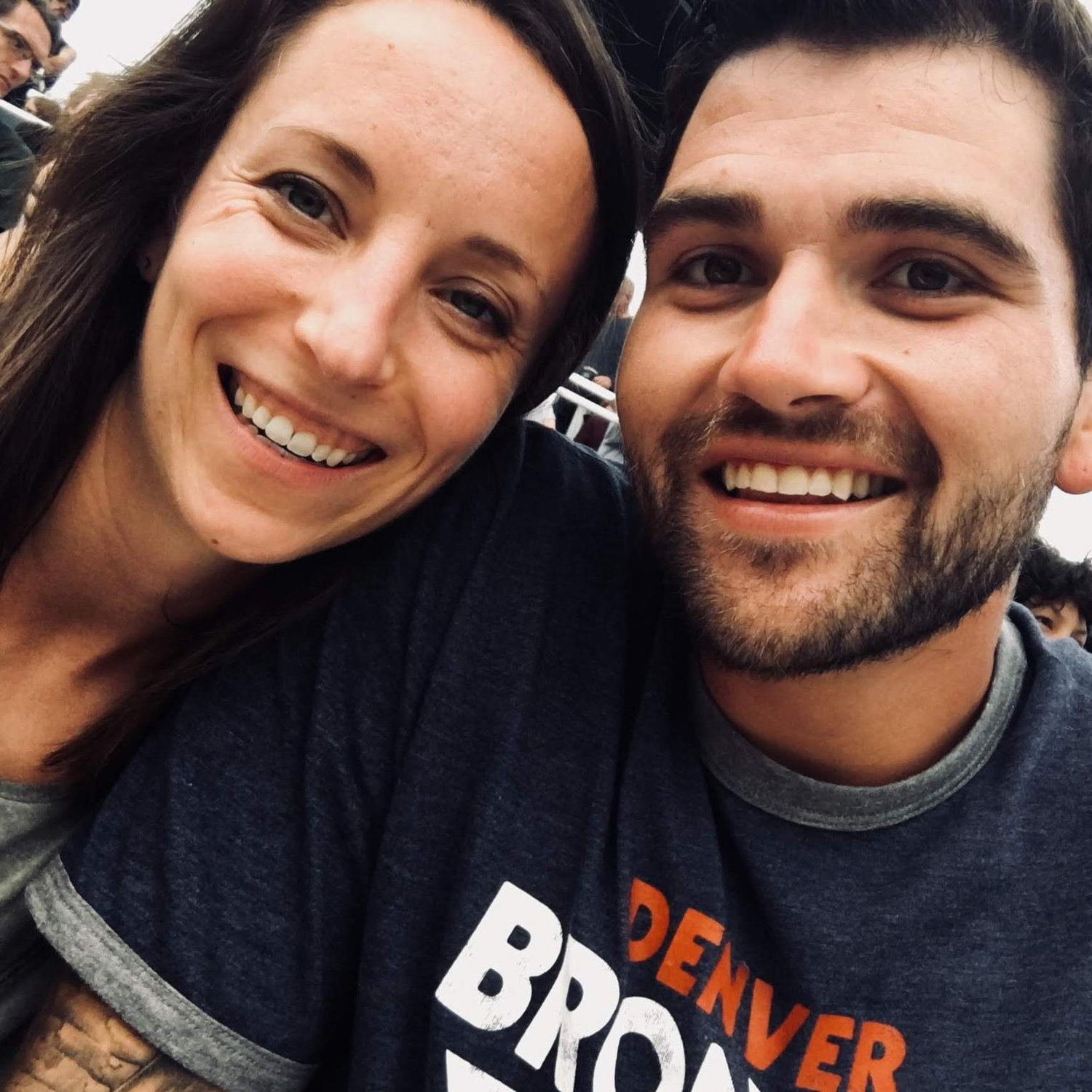 Our first photo together