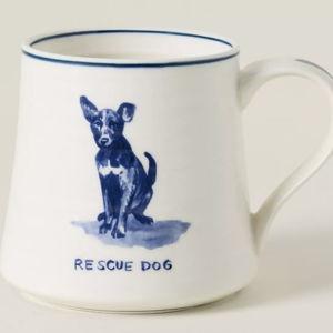 Rescue Dog Molly Hatch Stoneware Dog Mug