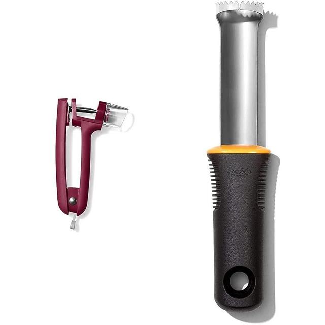 OXO Good Grips Cherry & Olive Pitter - Beet & Good Grips Peach Pitter