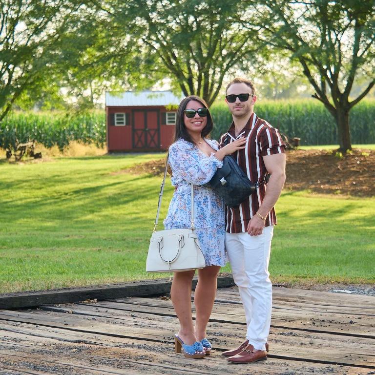 Todd surprises Vanessa on a quick trip to middle of nowhere North New Jersey. When Vanessa arrives, there’s a photographer waiting for them to take pictures.