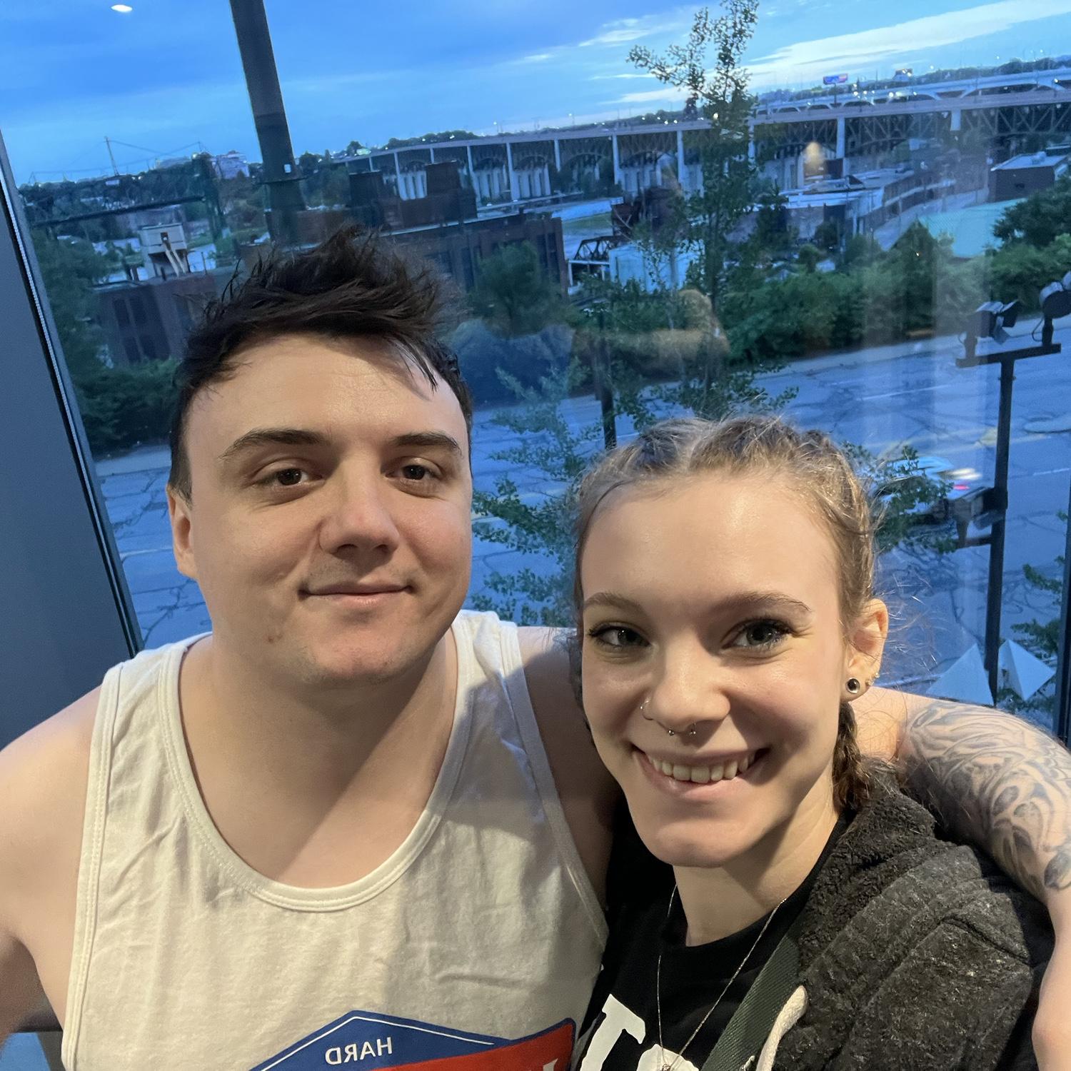 Our first hockey game.
June 2024