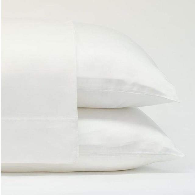 Classic Bamboo Pillowcase Set - White, Standard