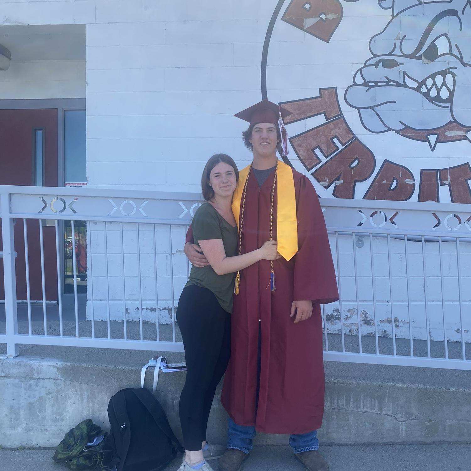 Trev’s grad practice!