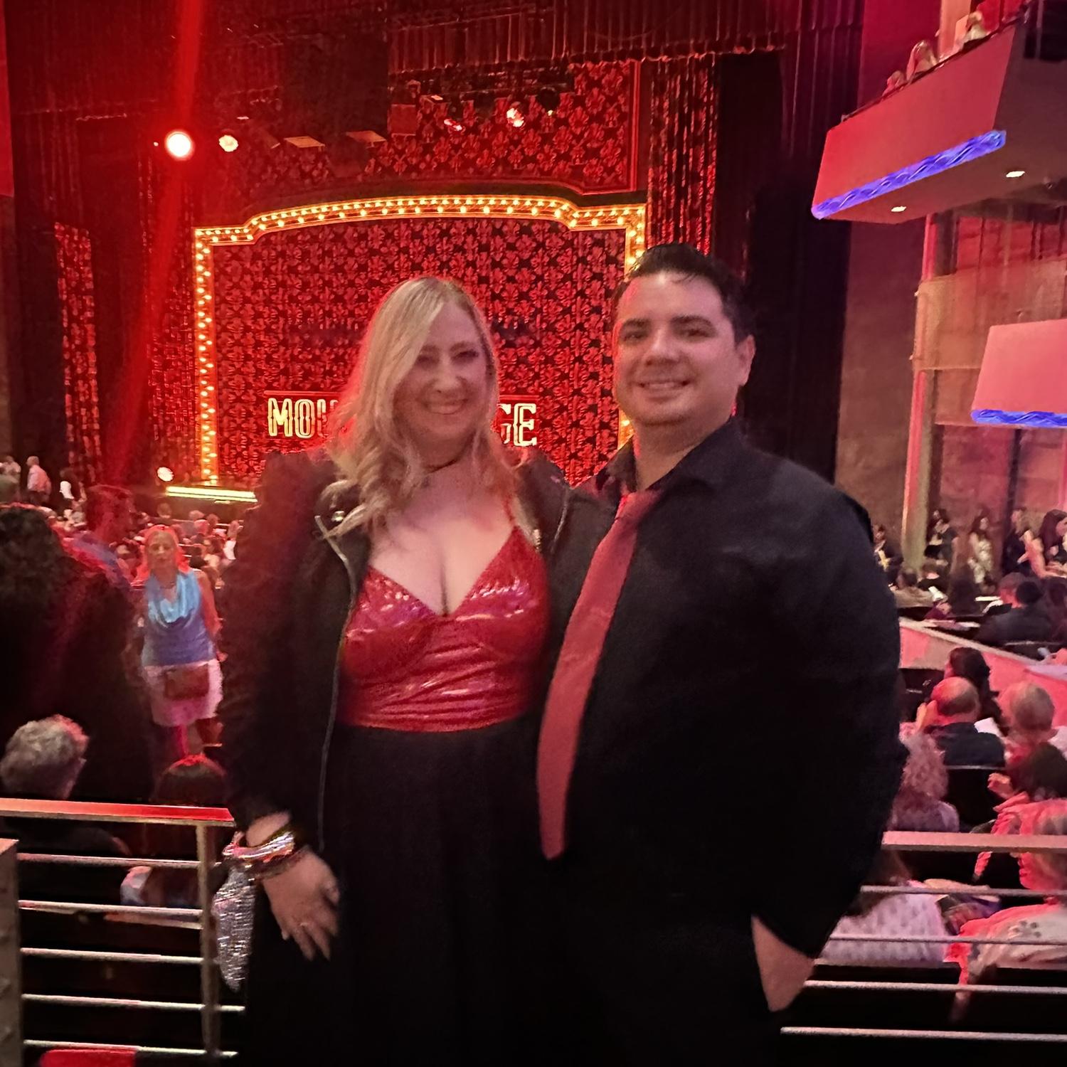 Nick and I’s first musical together, Moulin Rouge!