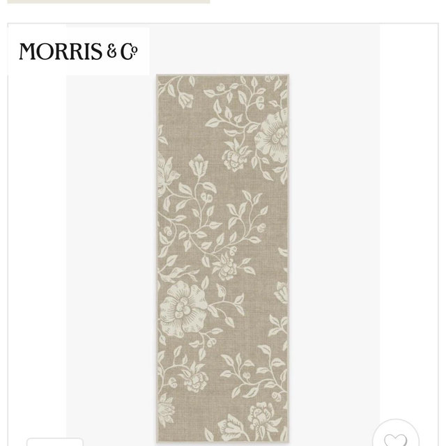Morris & Co. Mallow Flower Natural Stone Tufted Rug | Ruggable