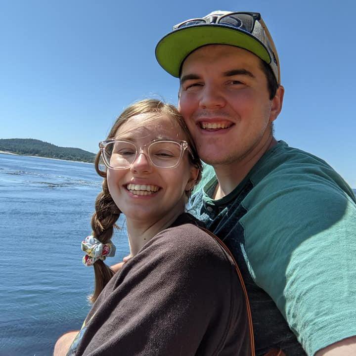 Our first trip together was a bike trip across the San Juan islands