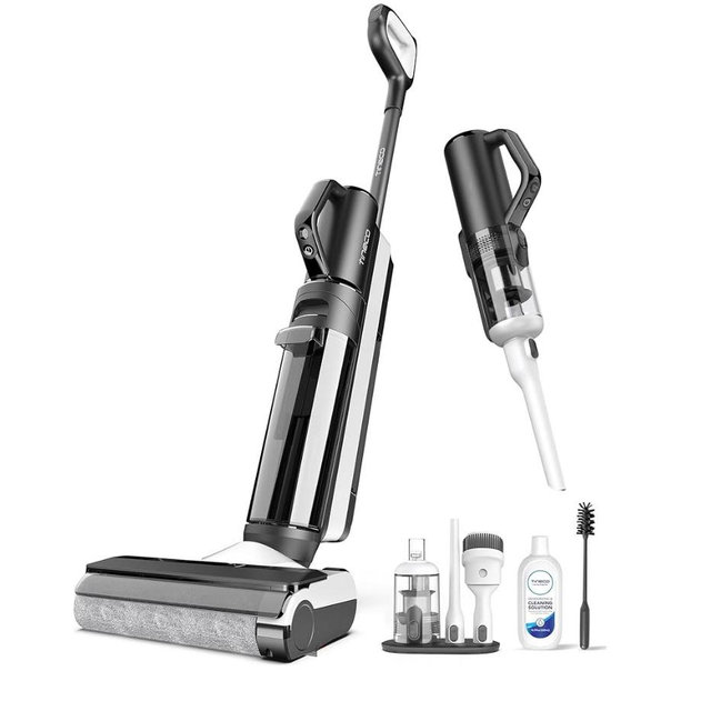 Tineco Smart Wet Dry Vacuum Cleaners, Floor Cleaner Mop 2-in-1 Cordless Vacuum for Multi-Surface, Lightweight and Handheld, Floor ONE S5 Combo