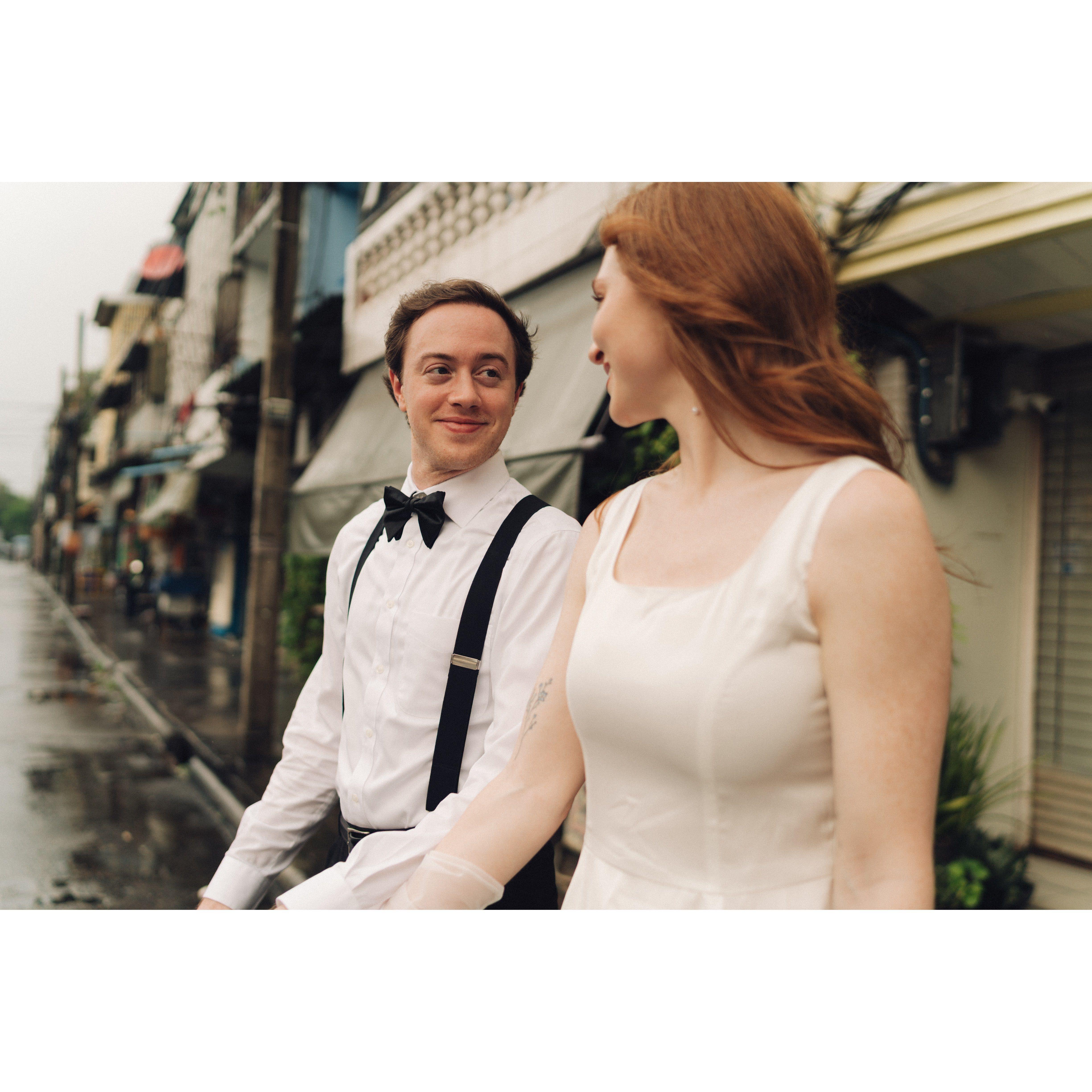 our engagement photos in Bangkok :)