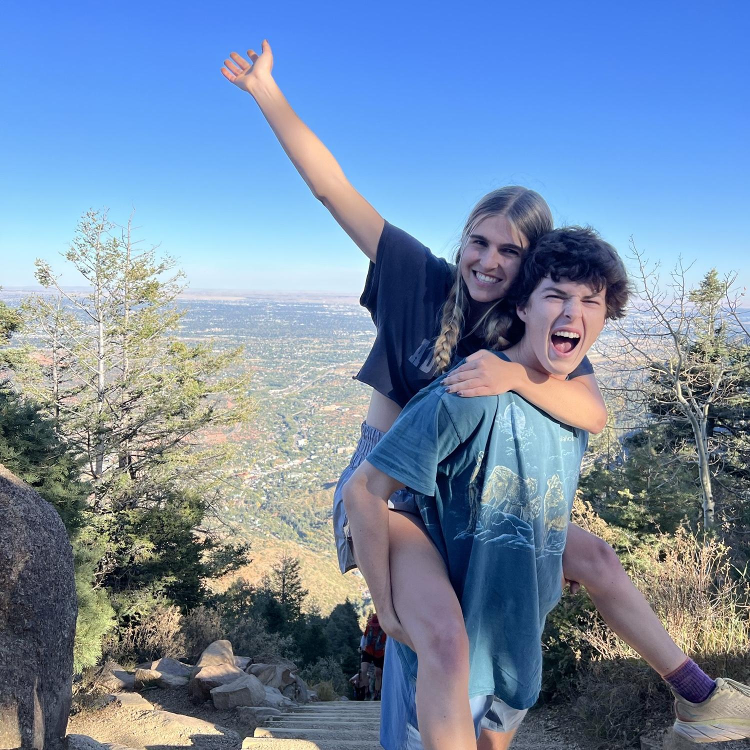 On Fall Break in 2023 we took a trip with friends to Colorado and climbed the infamous Manitou Incline staircase together!