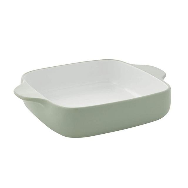KitchenAid Vitrified Stoneware Square Baker, 2-Quart, Pistachio