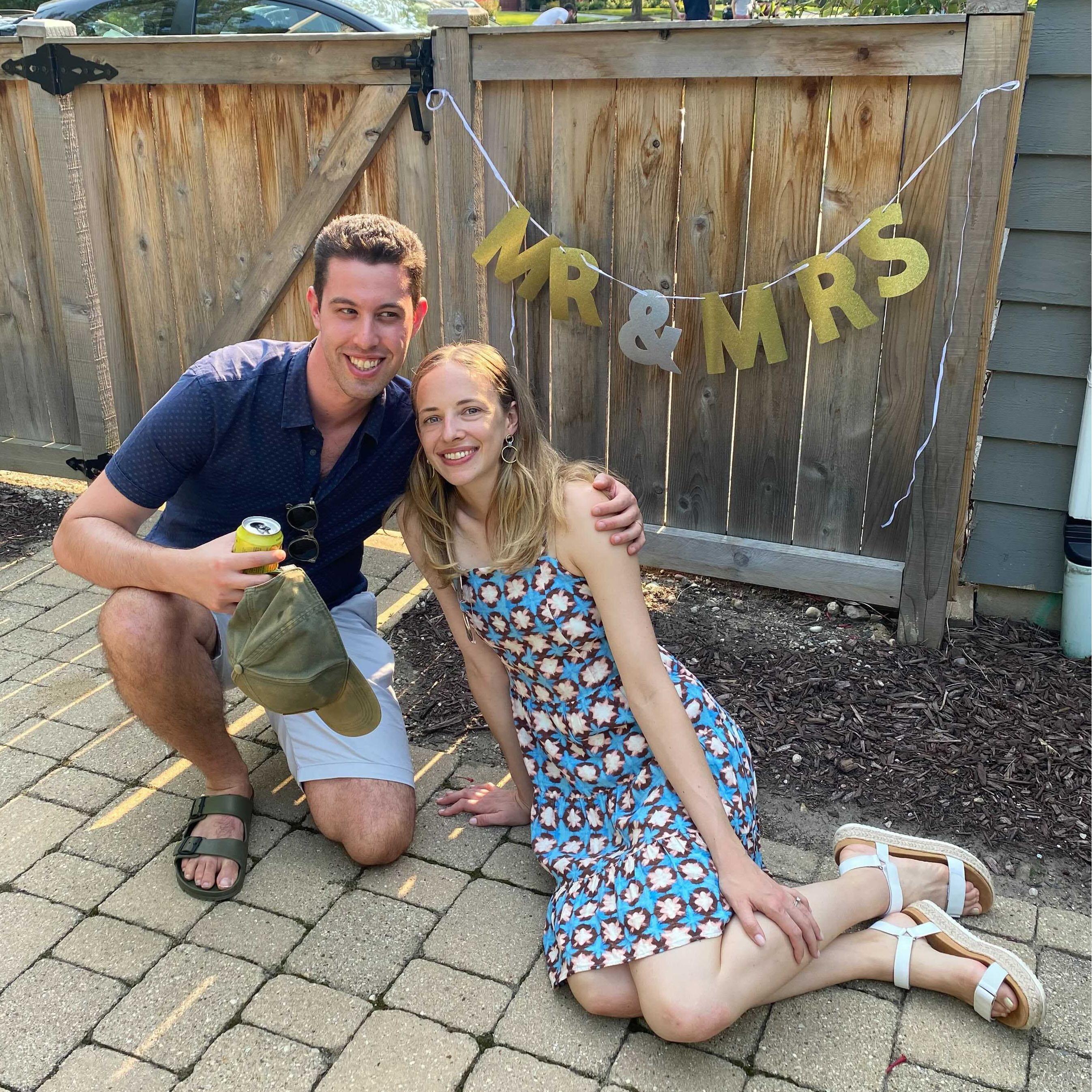 Celebrating in Chicago with friends