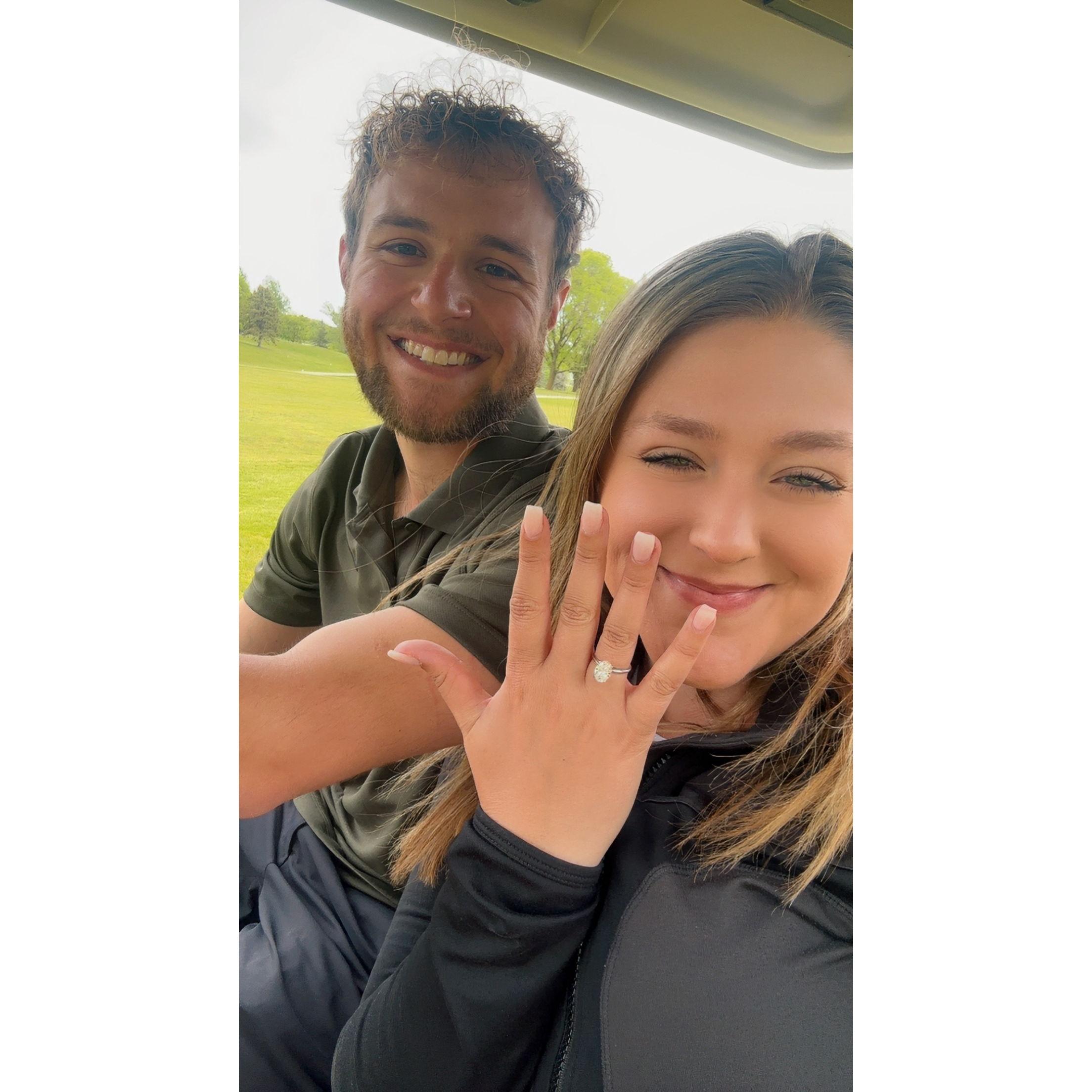 May 27, 2025;
First Golf Trip ENGAGED! 🤗