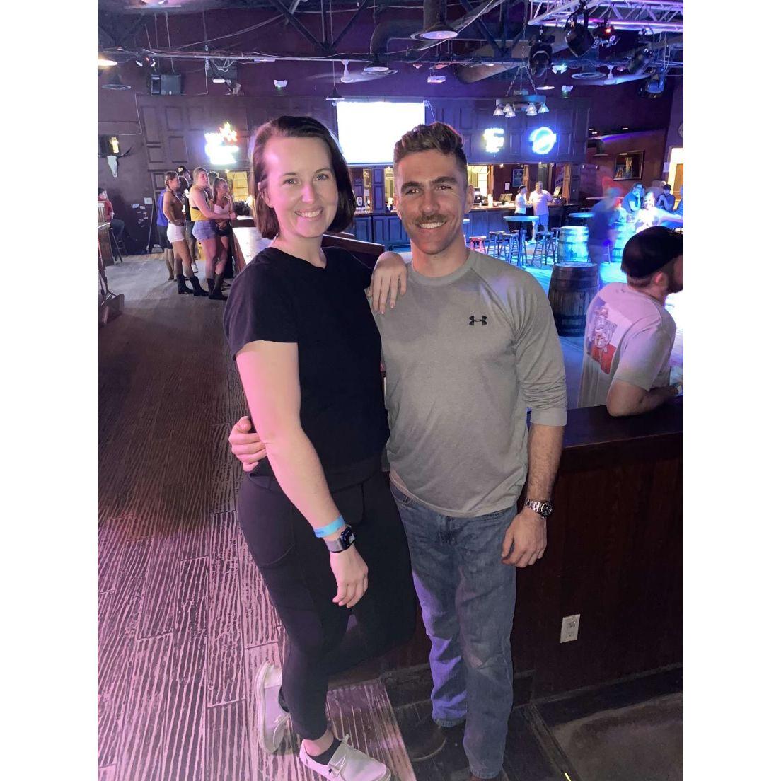 Pensacola, FL dancing hangout. Where PJ and Talon met.