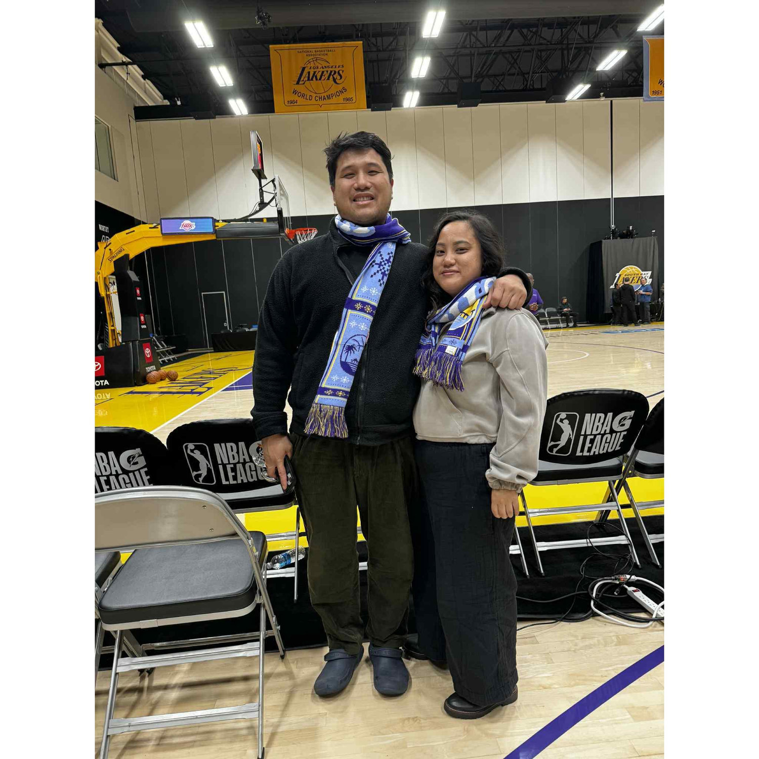 She took me to my first Lakers G-league game (Bronny wasn't there)