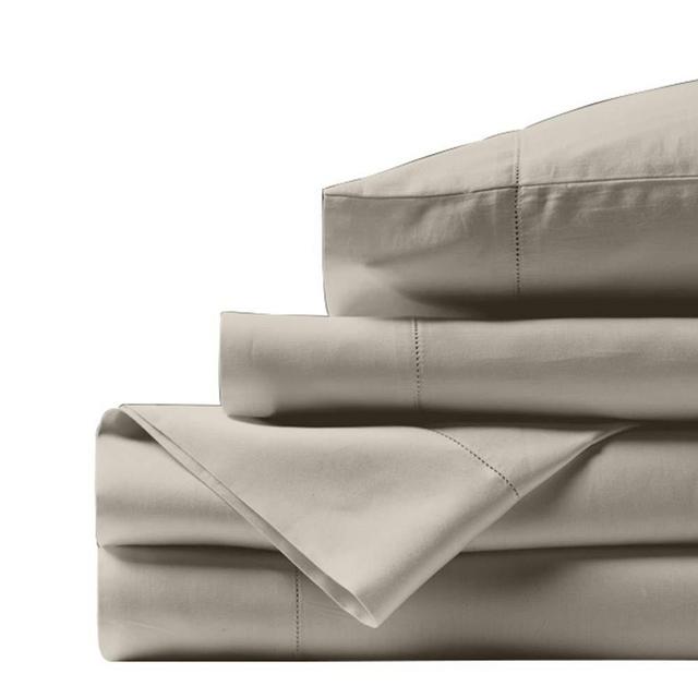 Bishop Cotton 100% Egyptian Cotton King Size Bed Sheets 800 Thread Count Ivory 4 Piece Luxury Hotel Quality Sheet Set Italian Finish Premium Sheets Long Staple Fits Up to 16 Inch Deep Pocket