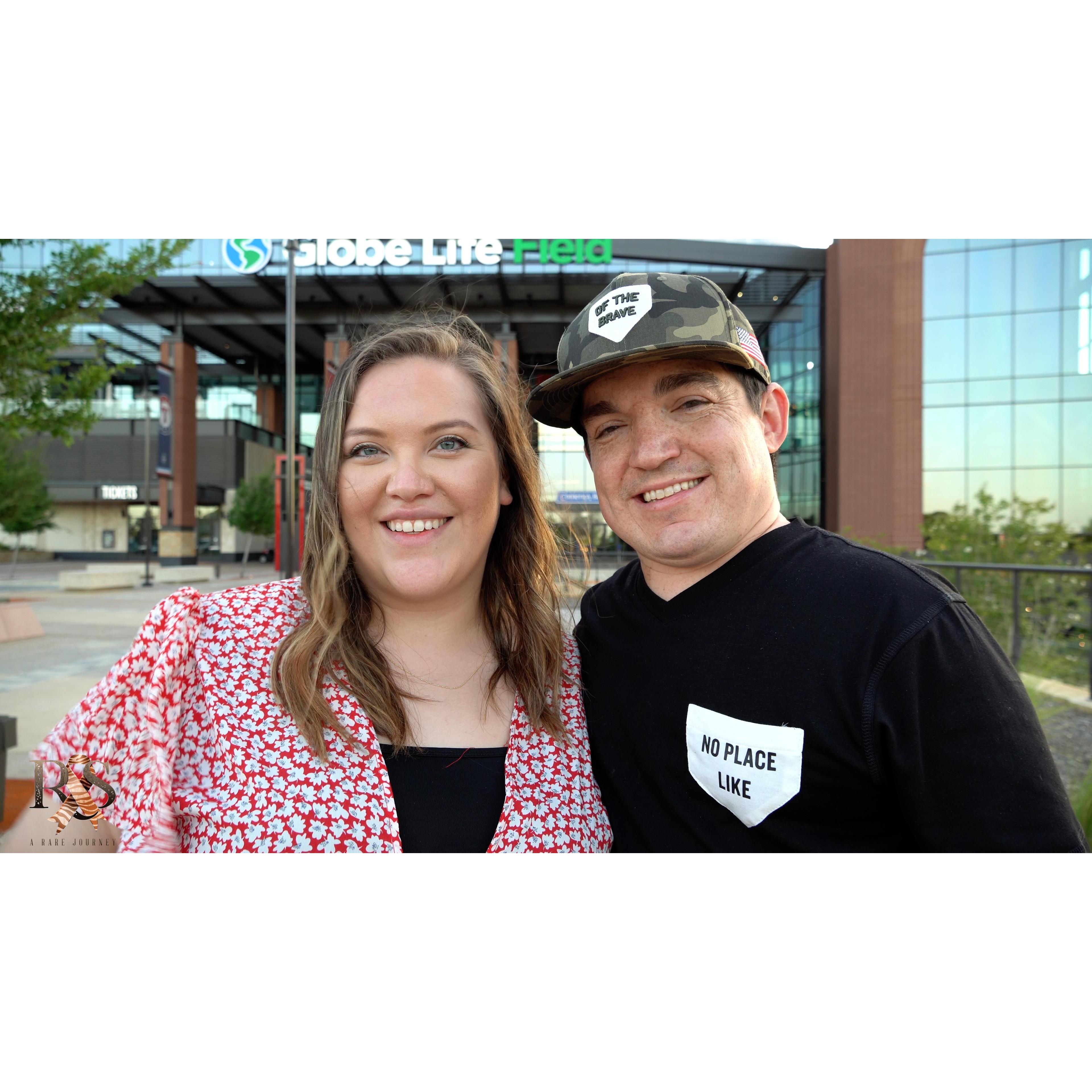 First Picture of us starting our YouTube channel together. 2020.