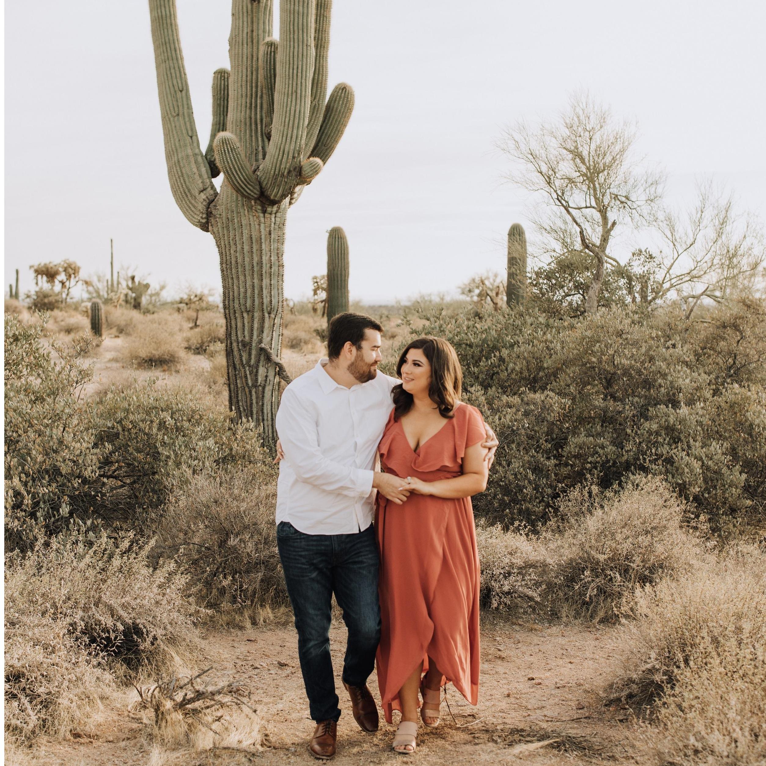 Engagement Photos at Lost Dutchman State Park