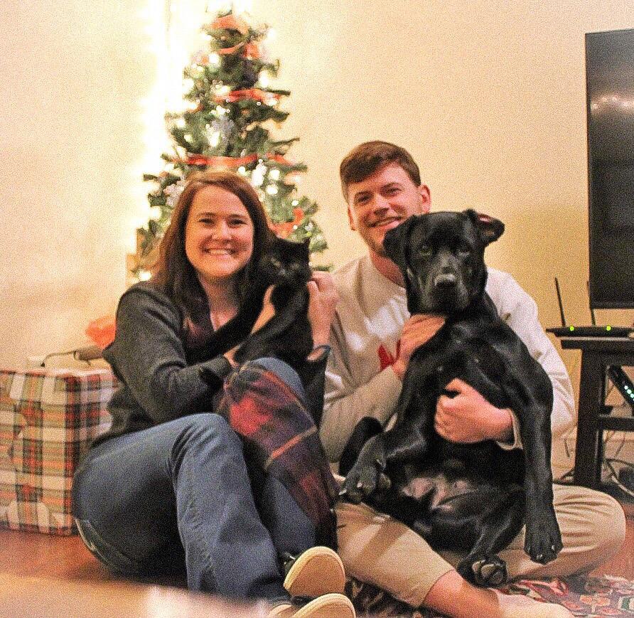 We adopted a dog and a cat (Ren and Gordie)