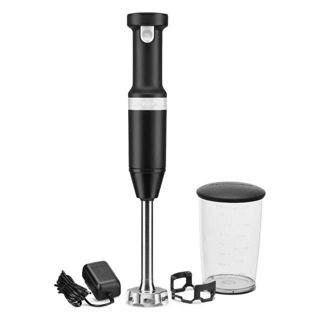 KitchenAid Variable-Speed Cordless Hand Blender - Matte Black