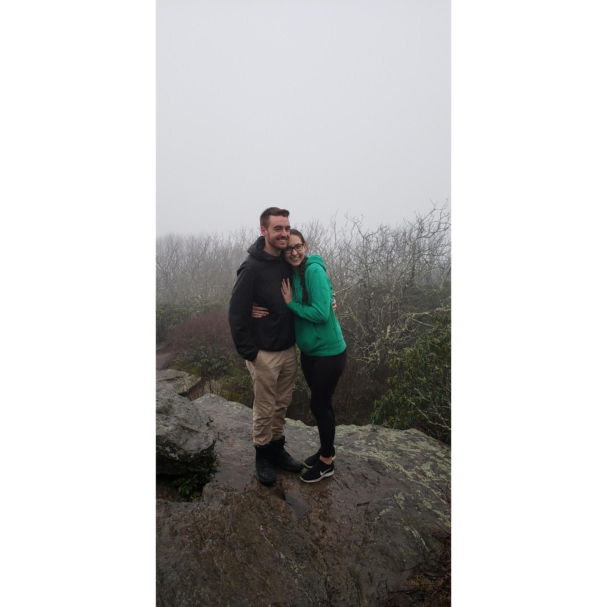 The day we got engaged