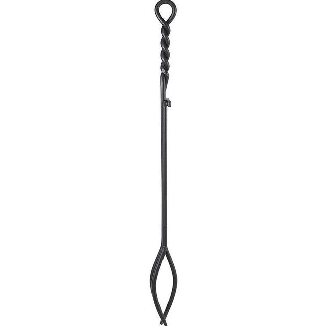 Minuteman International Rope Handle Single Tool, Fireplace Tongs, Standard 28-in, Black