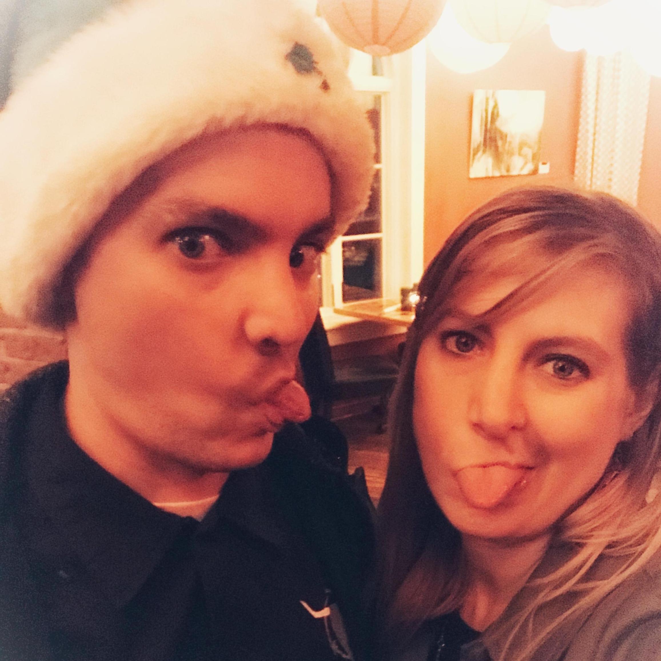 Just before our first Christmas together (December 10, 2017)