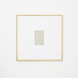 Gallery Frame, Polished Brass, 4" x 6" (17" x 17" without mat)