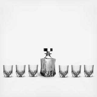 Adagio 7-Piece Whiskey Set with Double Old Fashion Glasses