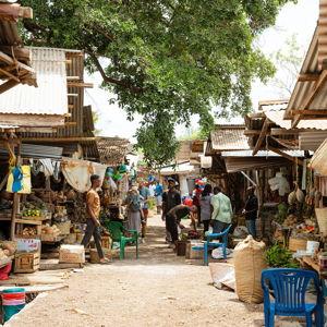 Honeymoon fund: Market shopping @ Mto wa Mbu Village
