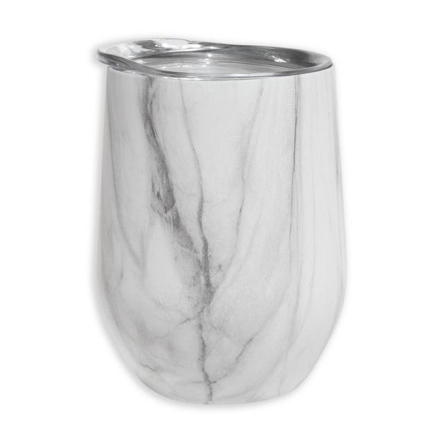 Oggi™ Cheers™ Stainless Steel Wine Tumbler in Marble