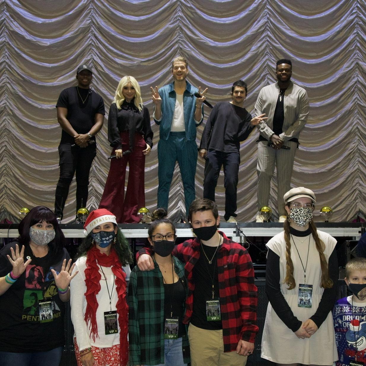 Our meet and great with PENTATONIX