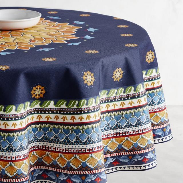 Milazzo Sicily Tablecloth, 70" Round