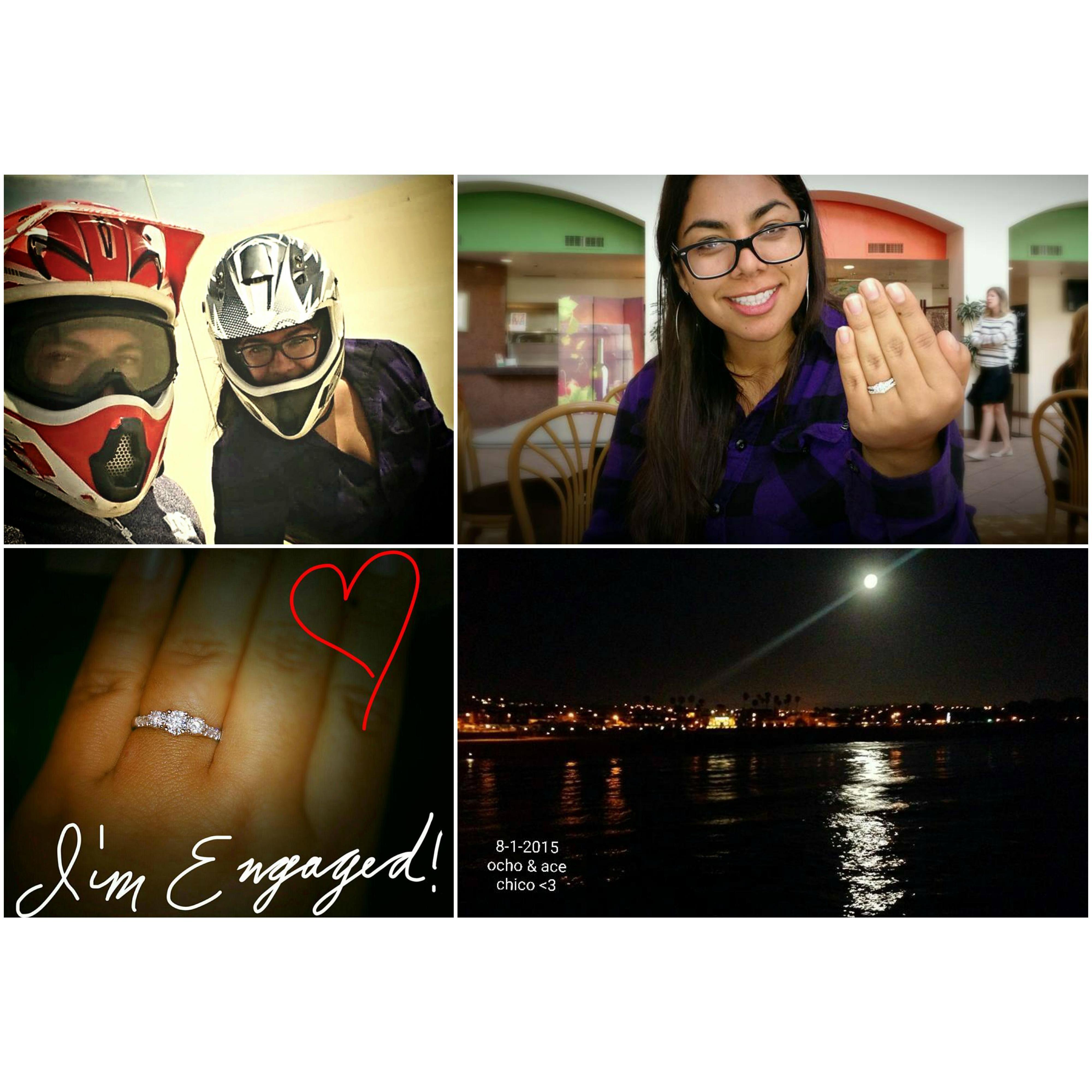 The night Michelle came back from San Luis Obispo as a Fiancée