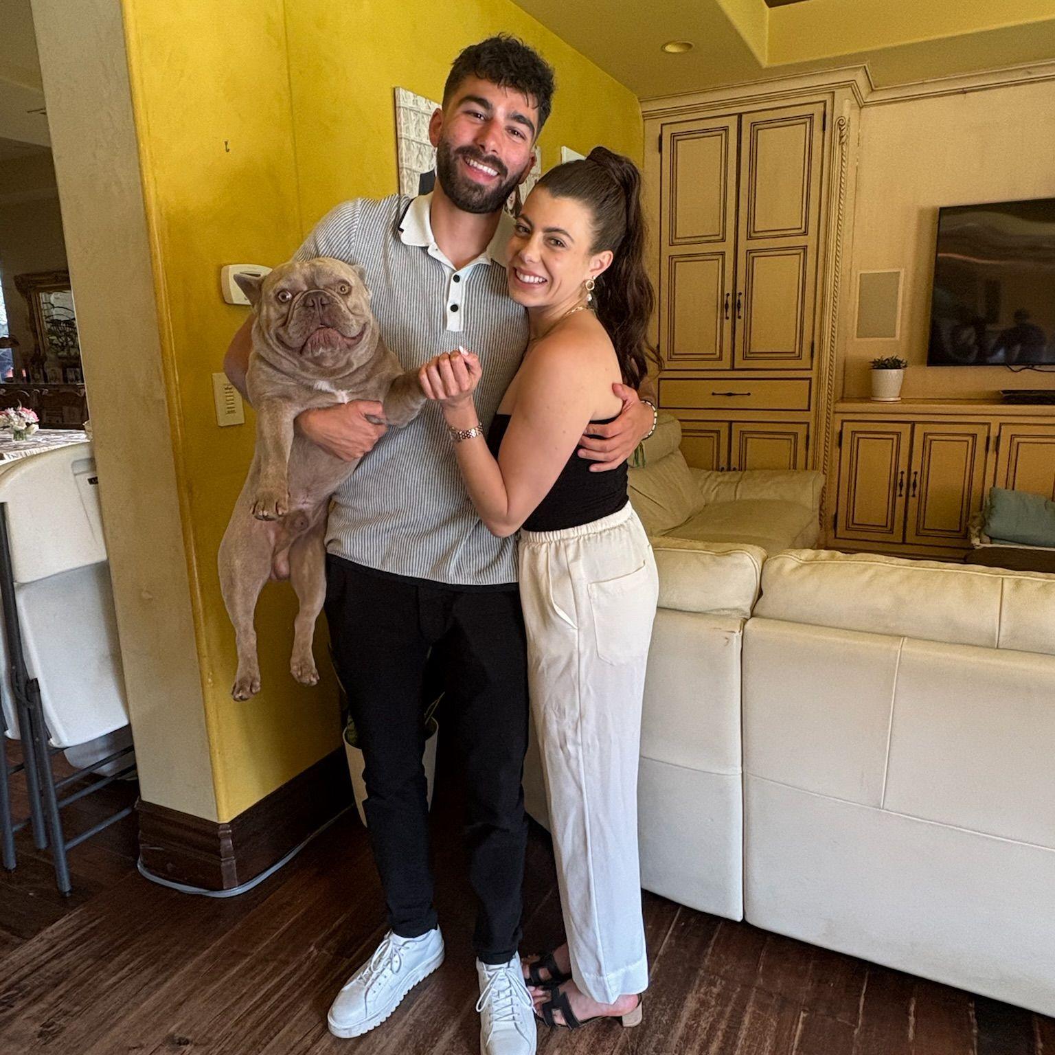 If you're a dog lover you better be at the wedding—trust us you won't want to miss our cute frenchie walking down the aisle