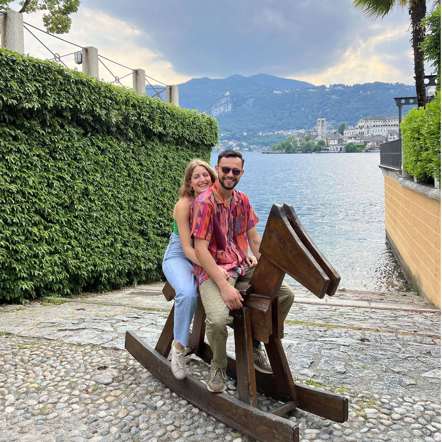 On our first trip to Italy in 2019 we took a picture here, and we had fun recreating it 3 years later!