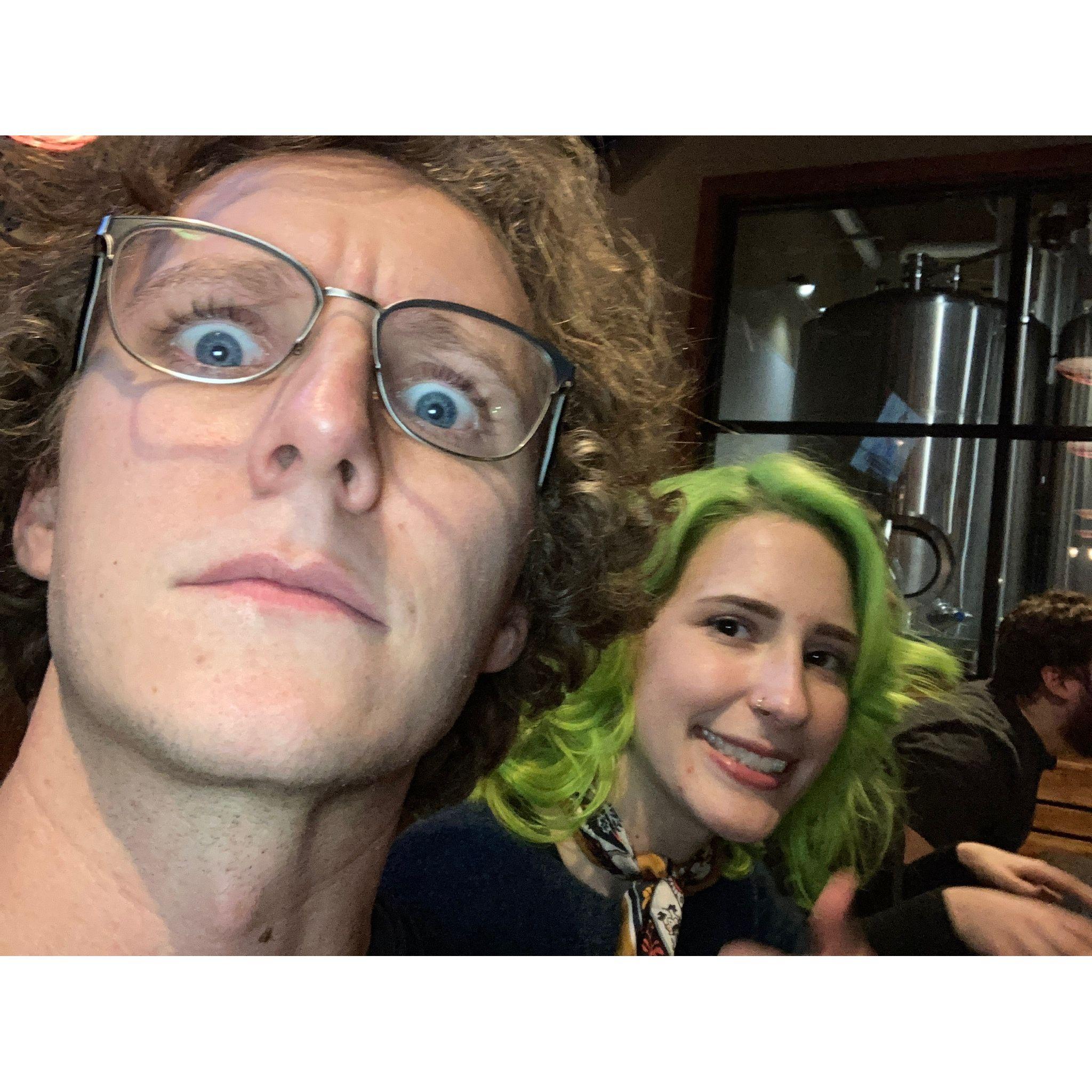 The first photo we took together, was Scott's contact photo in Jenna's phone. It has not changed