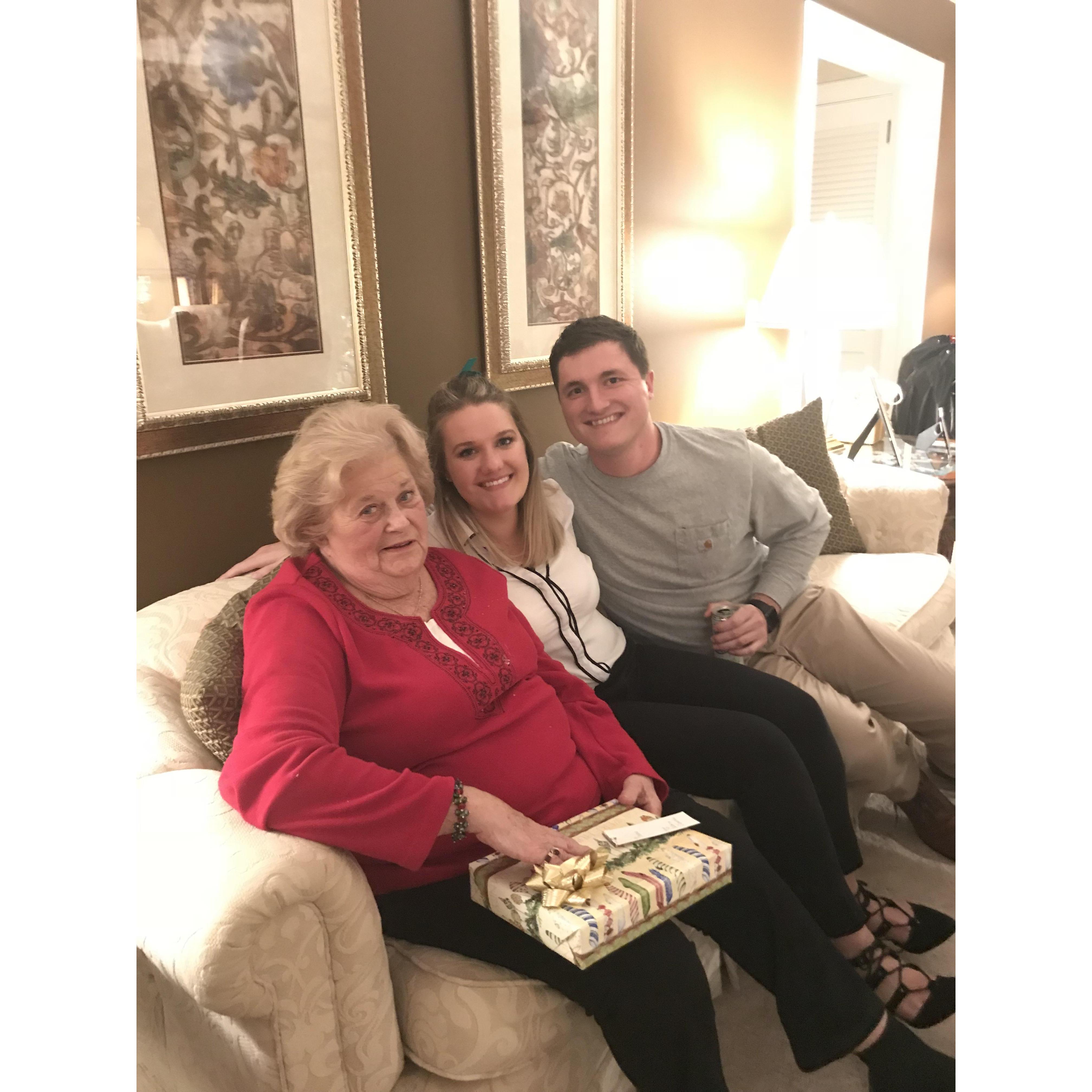 Christmas 2018 with Claudia’s Grandma, Irene