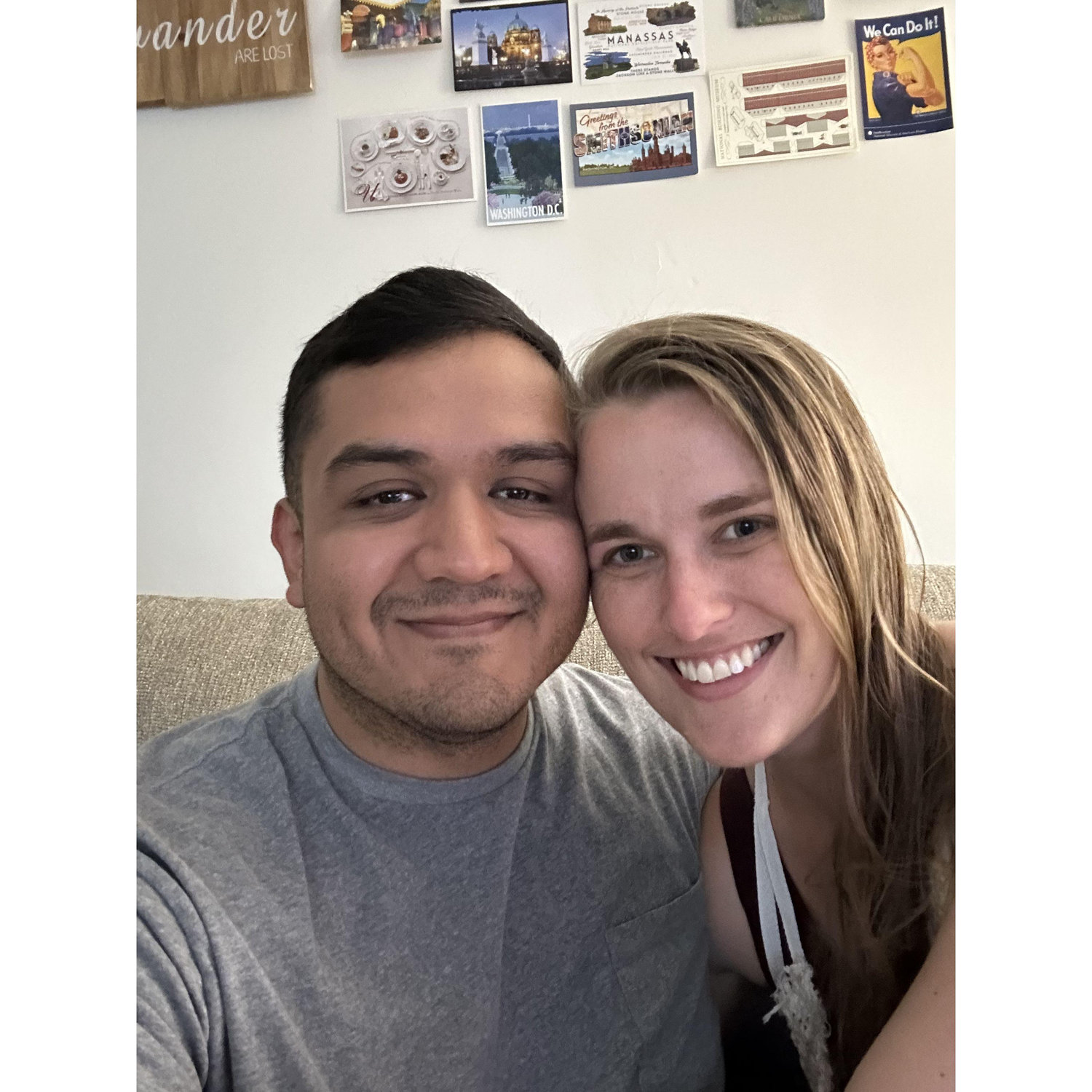 Our very first photo together!