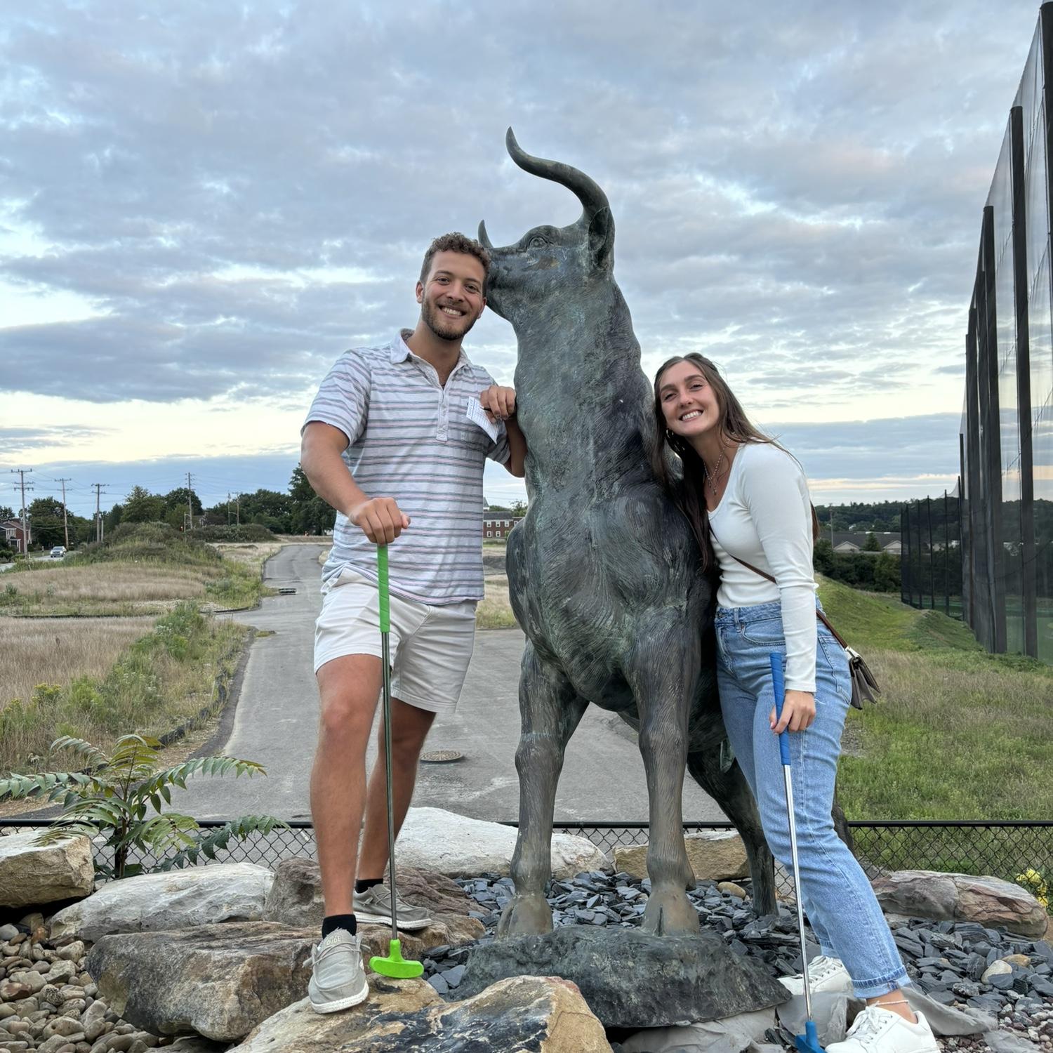 mini golfing!