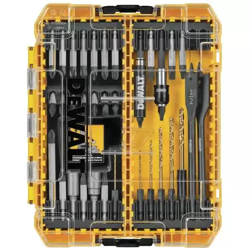 DEWALT Tough Grip 35-Piece Titanium Hex Shank Screwdriver Bit Set