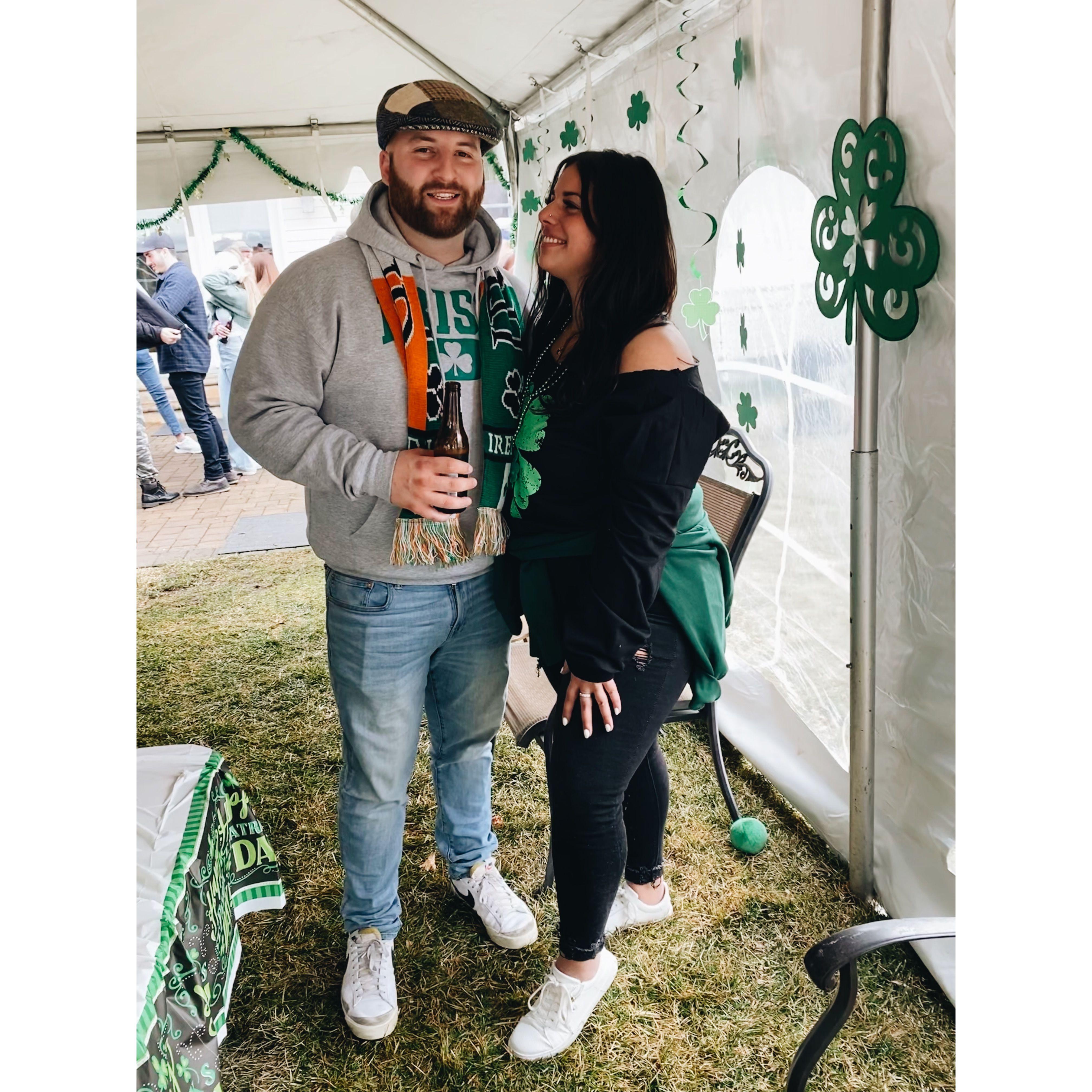Our first St. Patty's Day