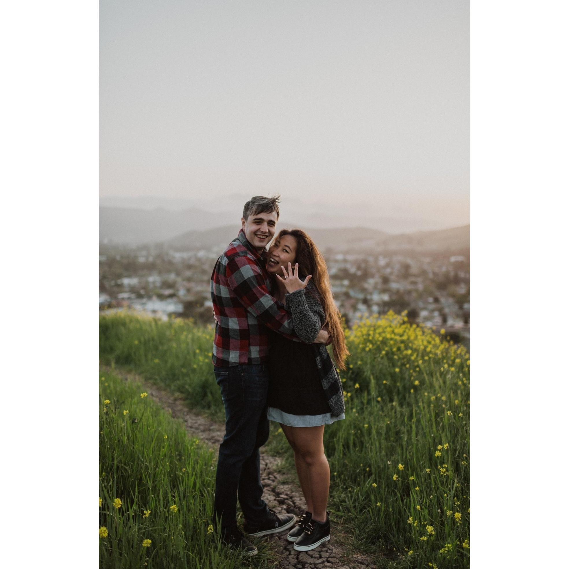 The day when both of us became fiancés <3