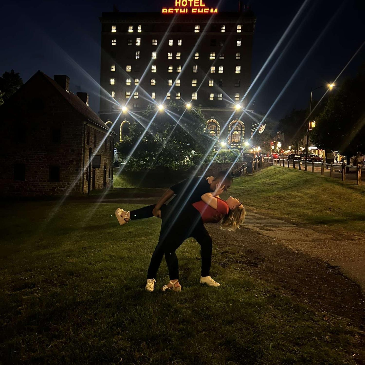 Just a cute picture in front of the Bethlehem hotel :)