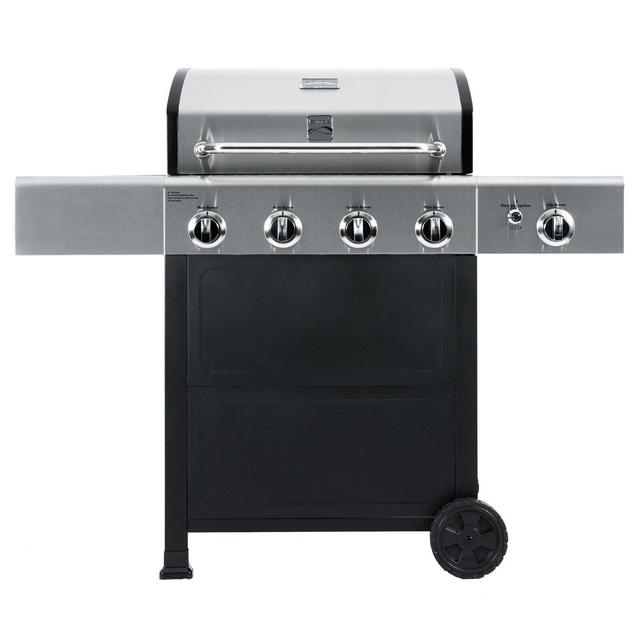 4 Burner Propane Gas Grill with Side Burner