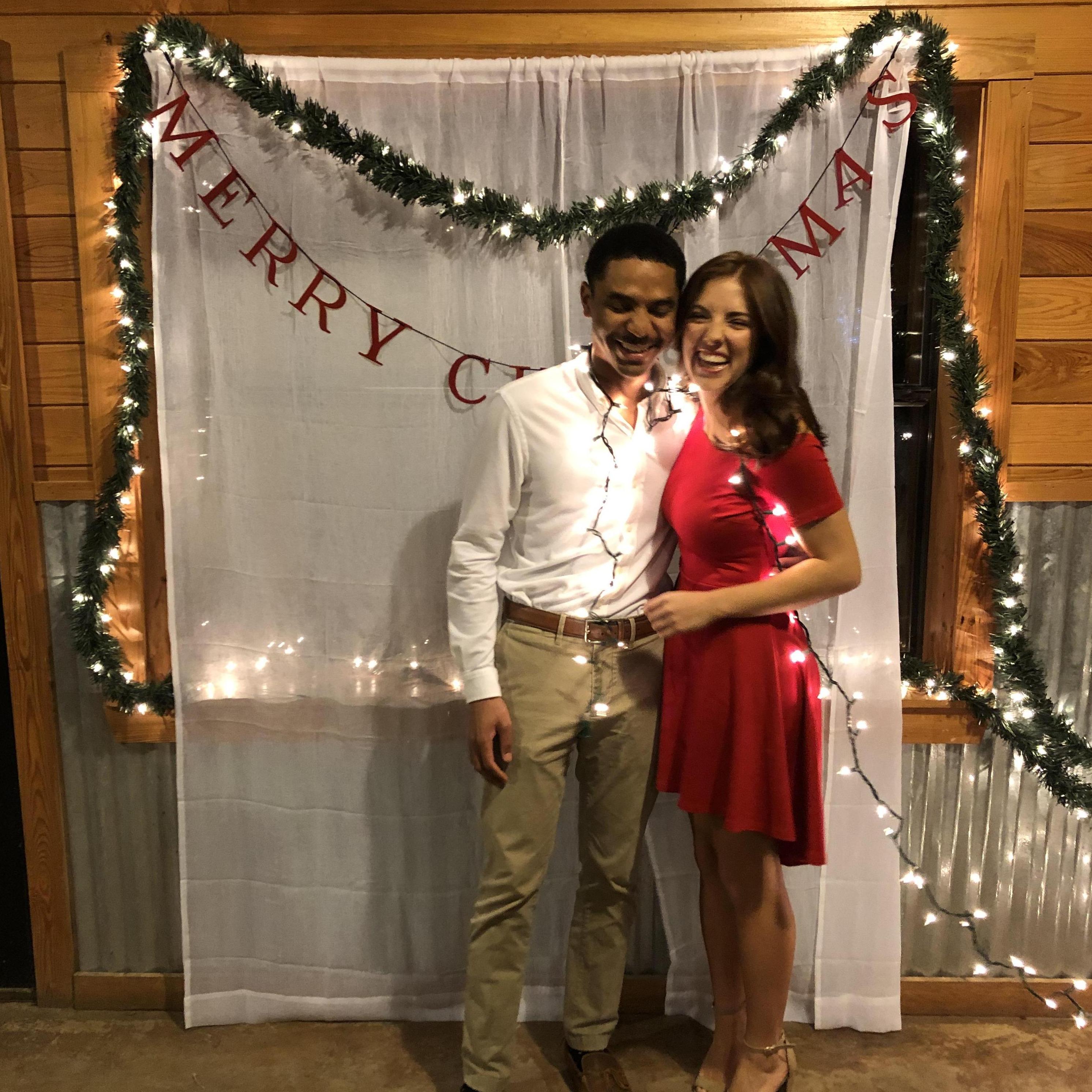 Winter formal — we actually went together this time.