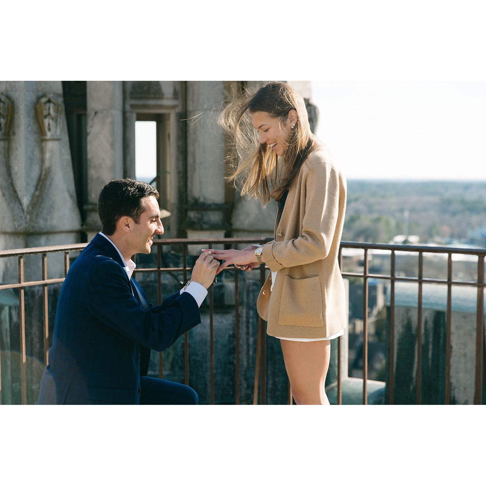Our second Valentine's Day and the day Chris asked Amanda to marry him!