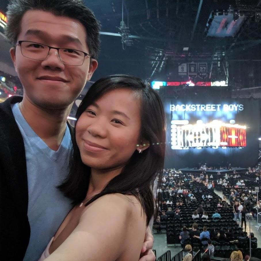 Us about to have a very good time watching the legends, the Backstreet Boys.