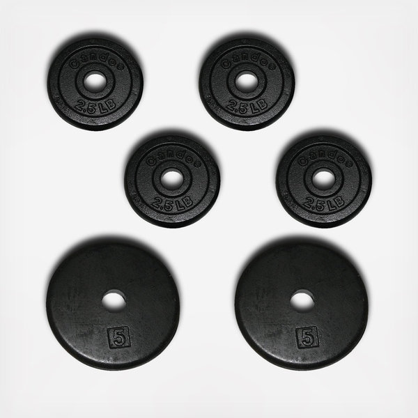Iron Disc Weight Plate - 1.25 Lb (0.56 Kg) - Olympic Or Standard Hole, Single Plate